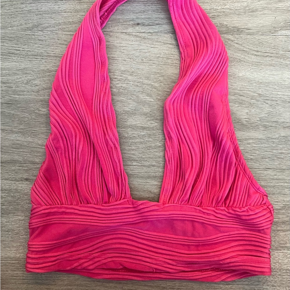 Vibrant Pink Halter Top